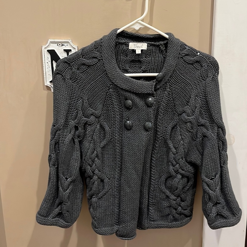 Fossil 3/4 sleeve sweater